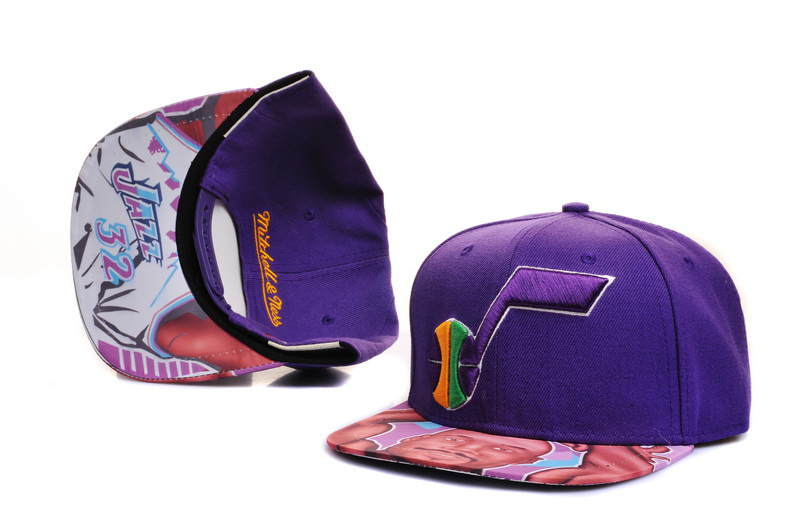 NBA Utah Jazz M&N Snapback Hat id02